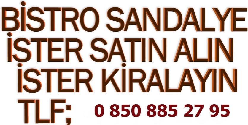 bistro sandalye kiralama