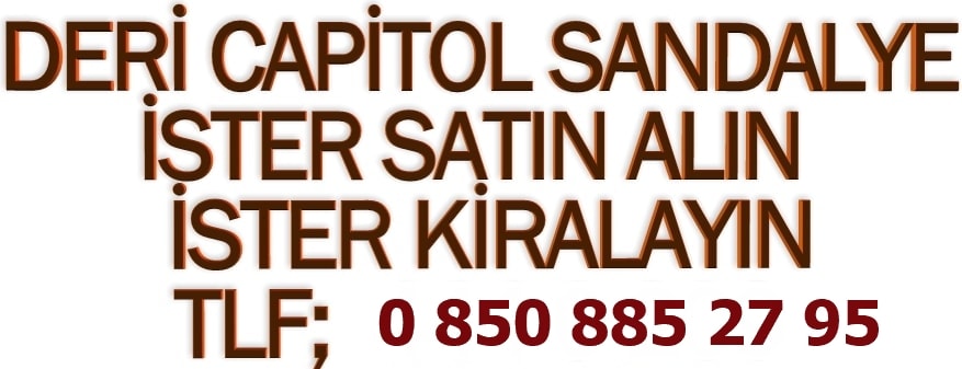 deri capitol sandalye kiralama